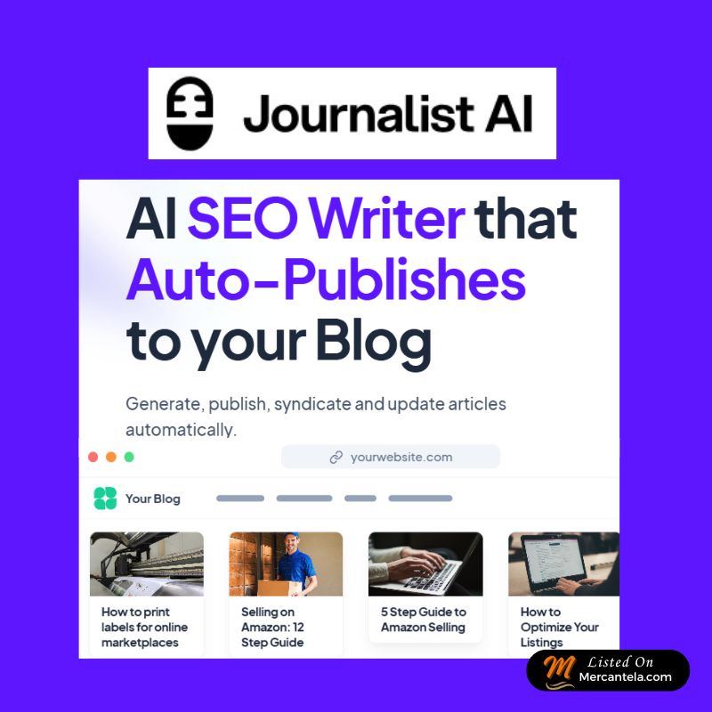 Journalist.a - Auto Blog Post Generator. AI Writing Assistant